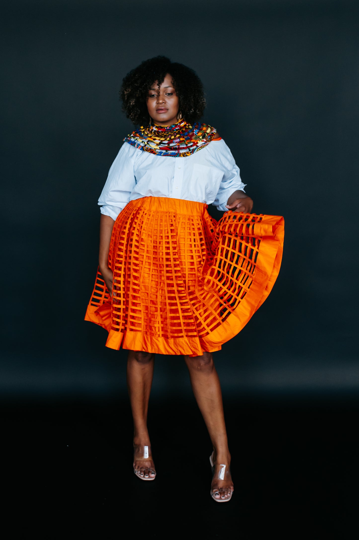The Kenten Skirt - Boston Green | Zero Waste