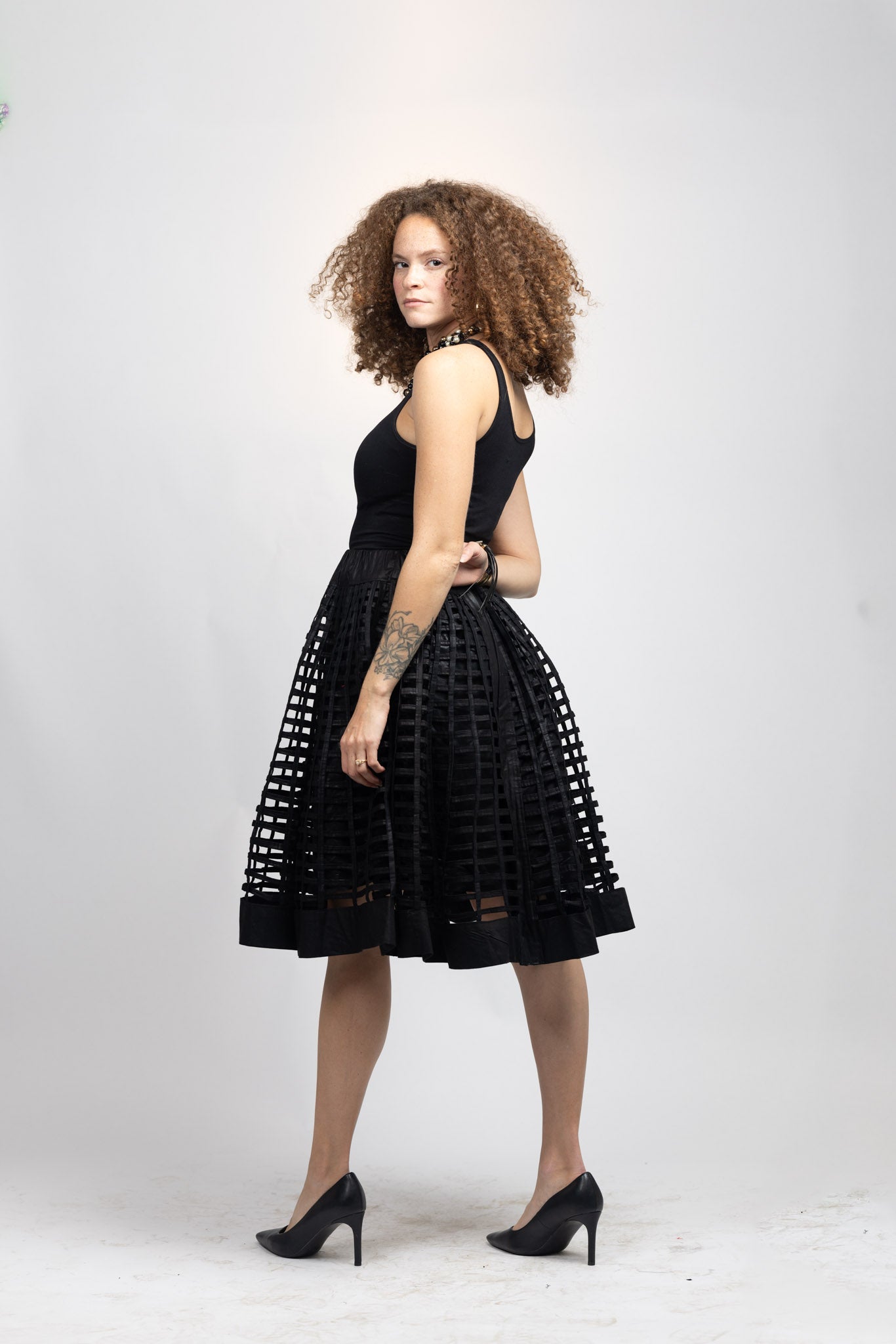 The Kenten Skirt - Black | Zero Waste