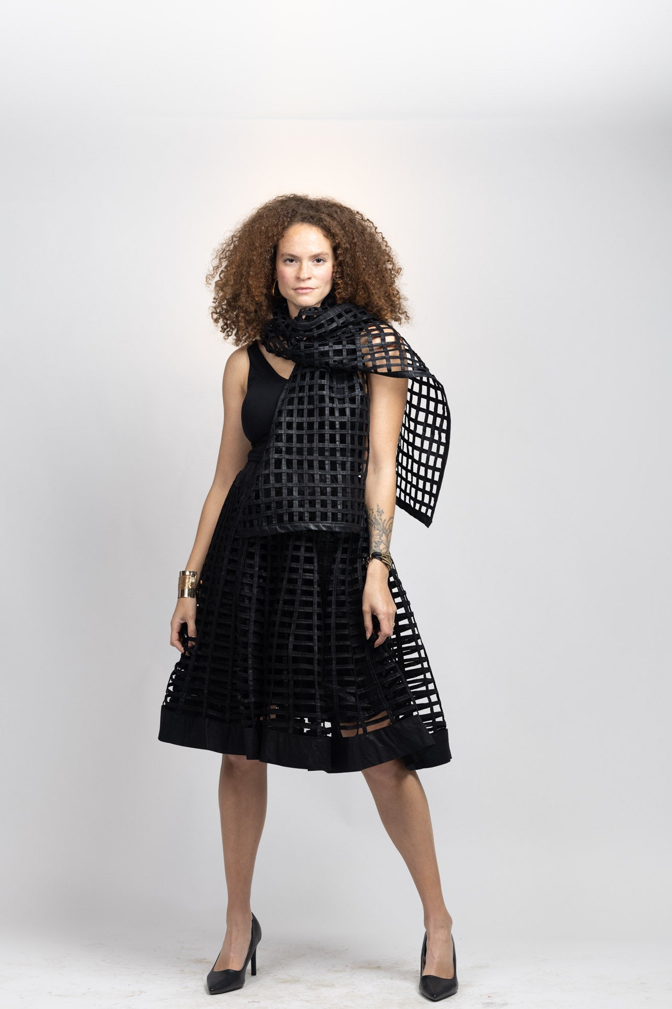 The Kenten Skirt - Black | Zero Waste