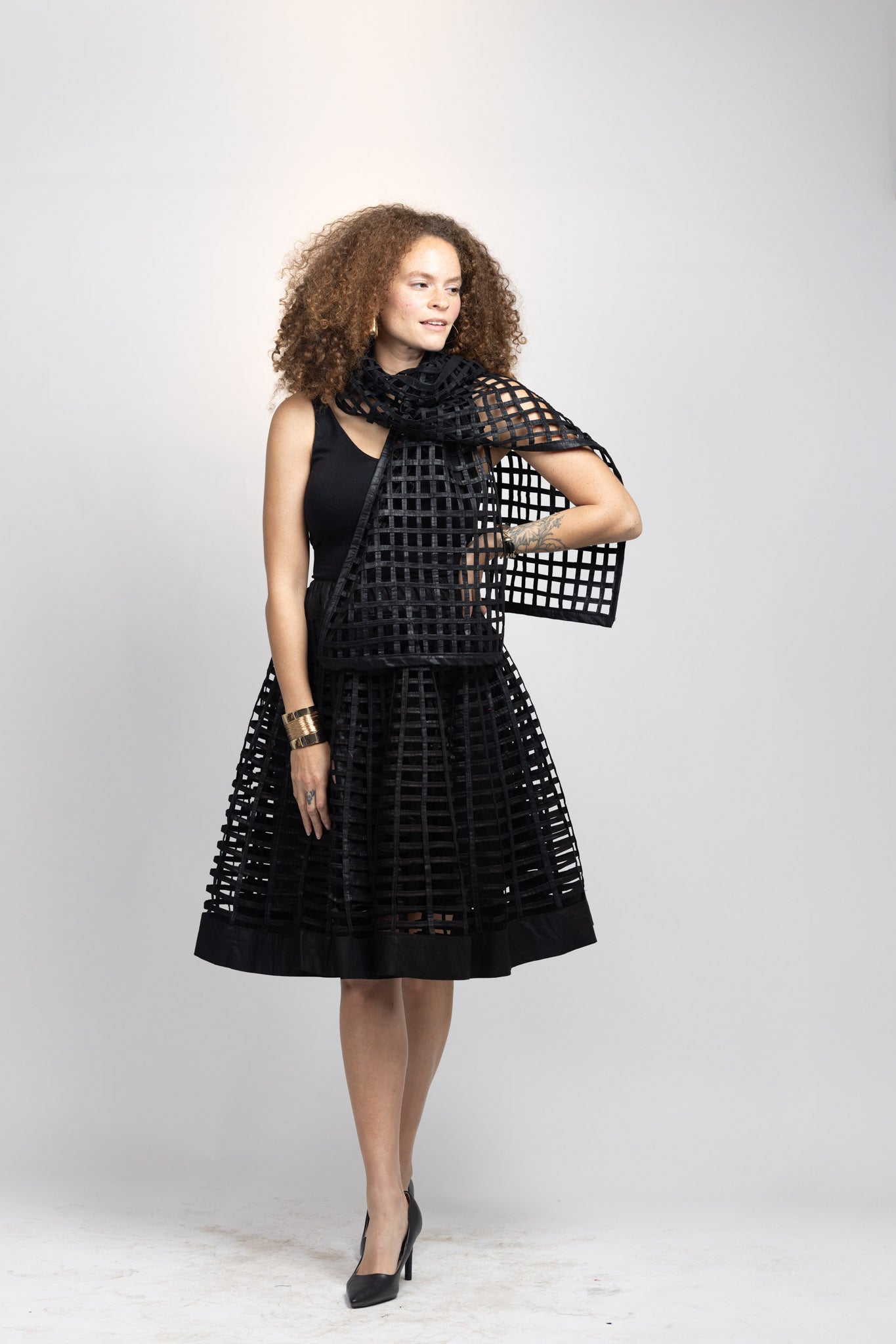 The Kenten Skirt - Black | Zero Waste