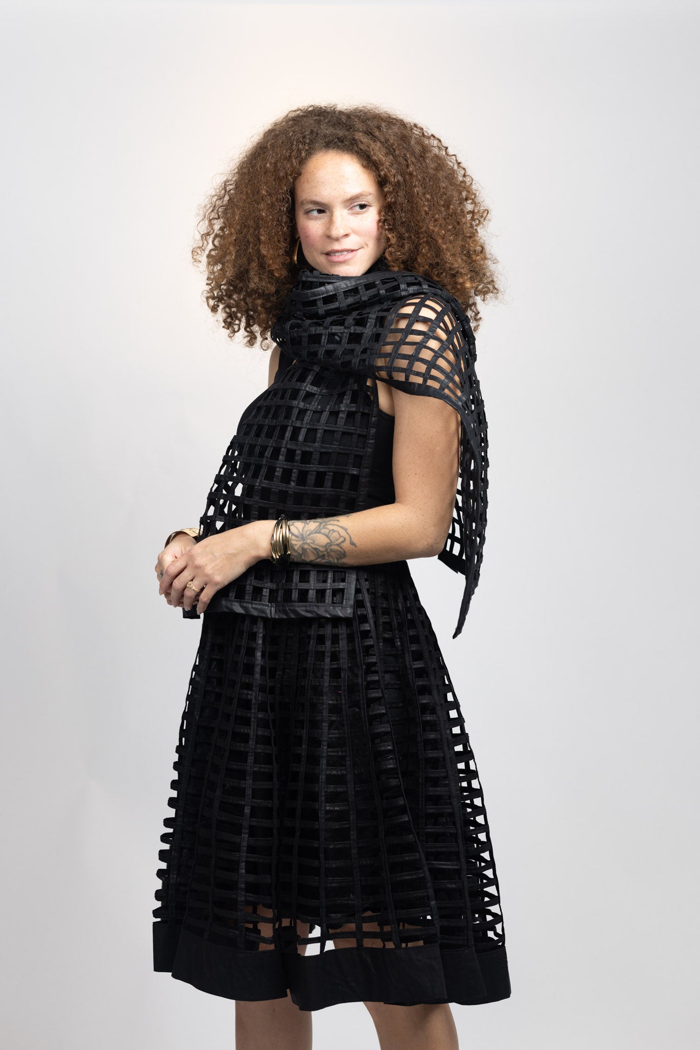 The Kenten Skirt - Black | Zero Waste