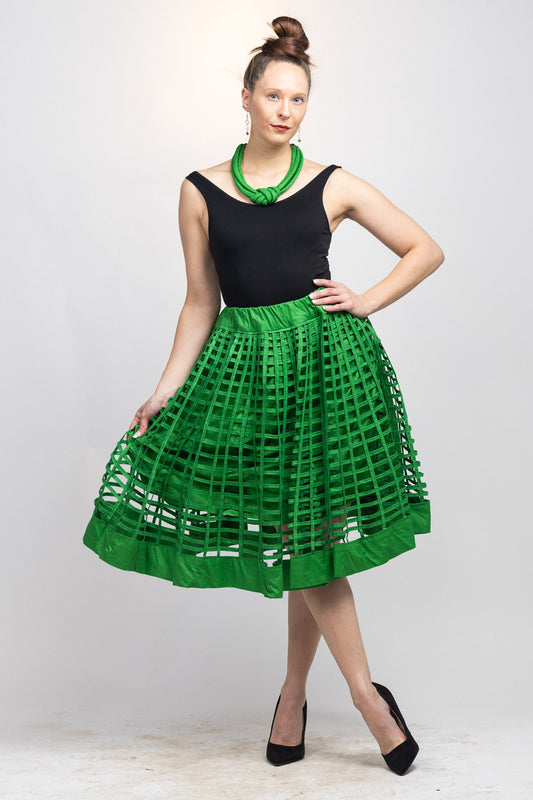 The Kenten Skirt - Boston Green | Zero Waste