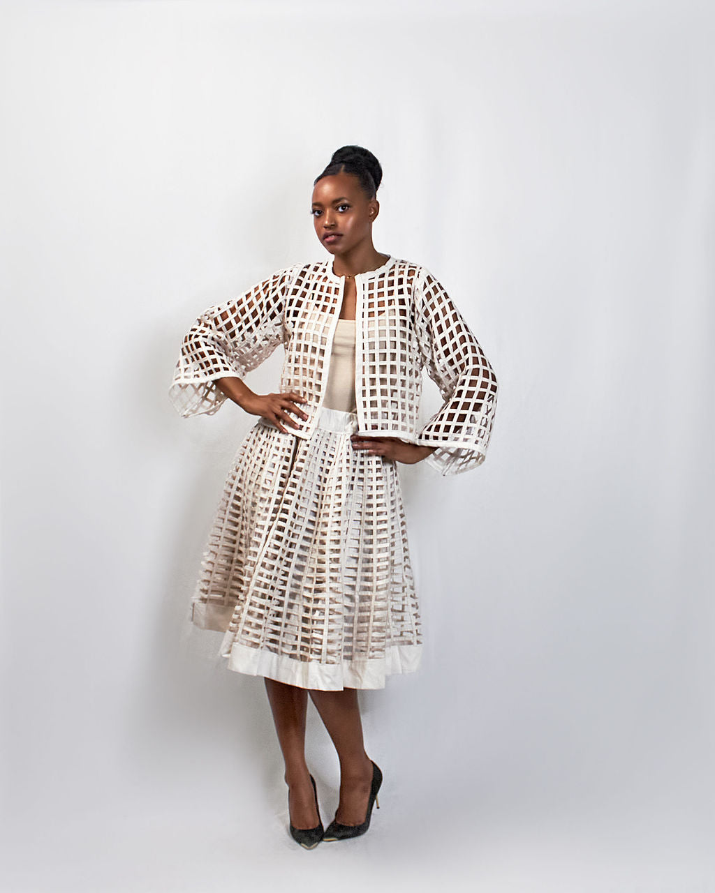 Kenten Skirt - White | Zero Waste