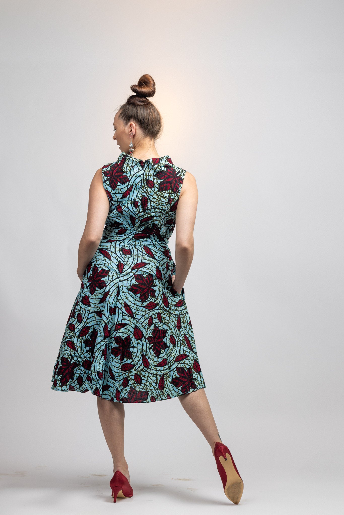 red leaf dress Buy Roman Red Embroidered Leaf Midi Dress from Next USA