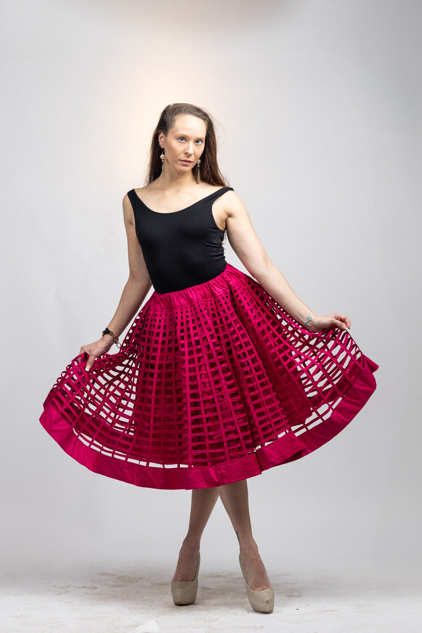 The Kenten Skirt - New England Orange | Zero Waste