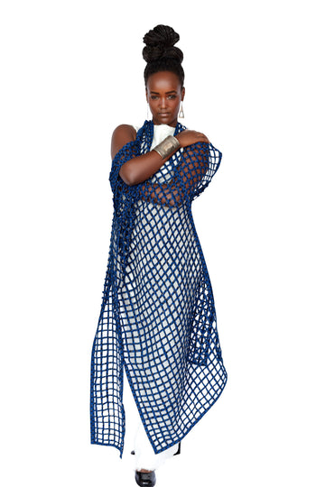 Agoo Kenten Weave Vest