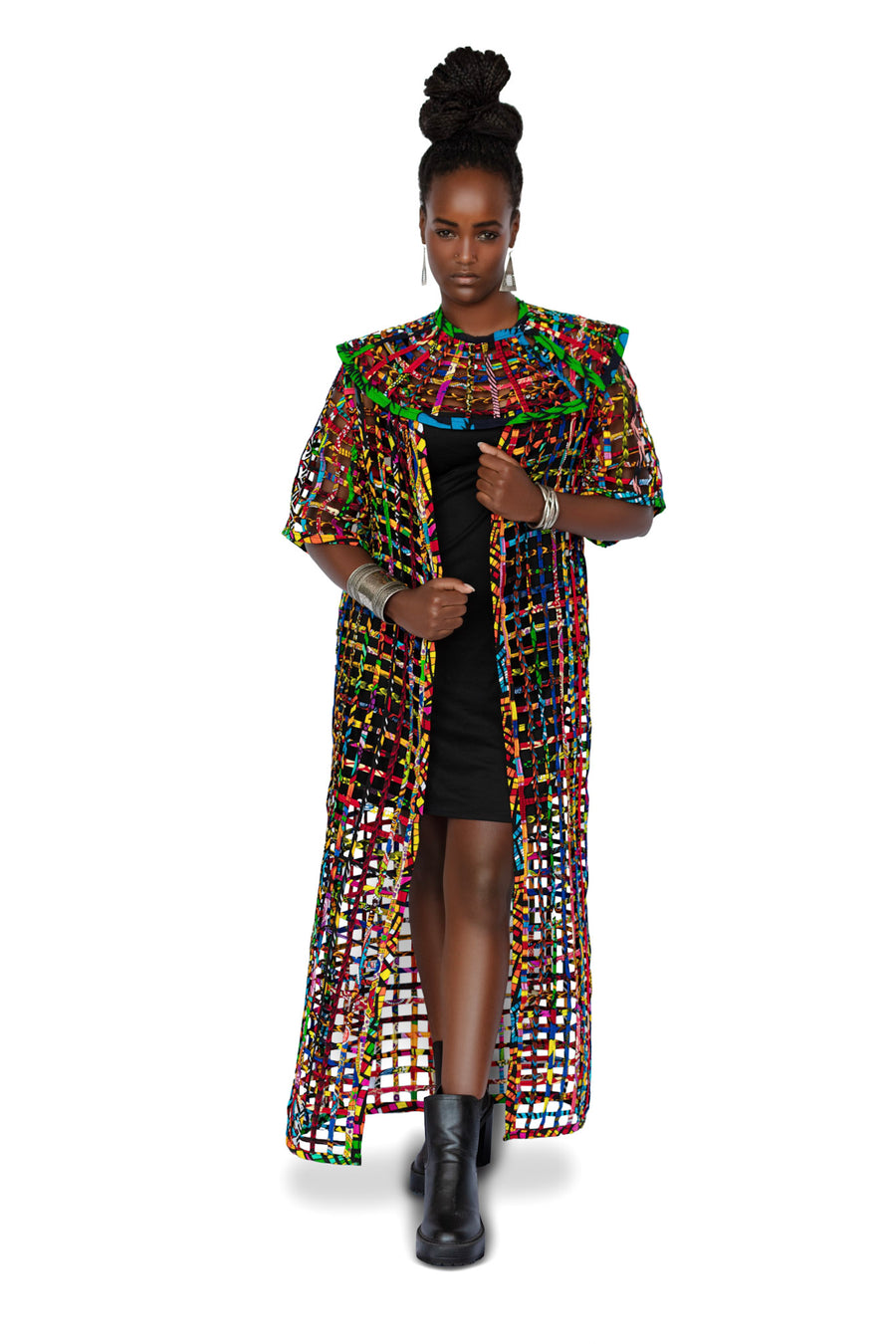 Kenten Weave Jacket-Multi