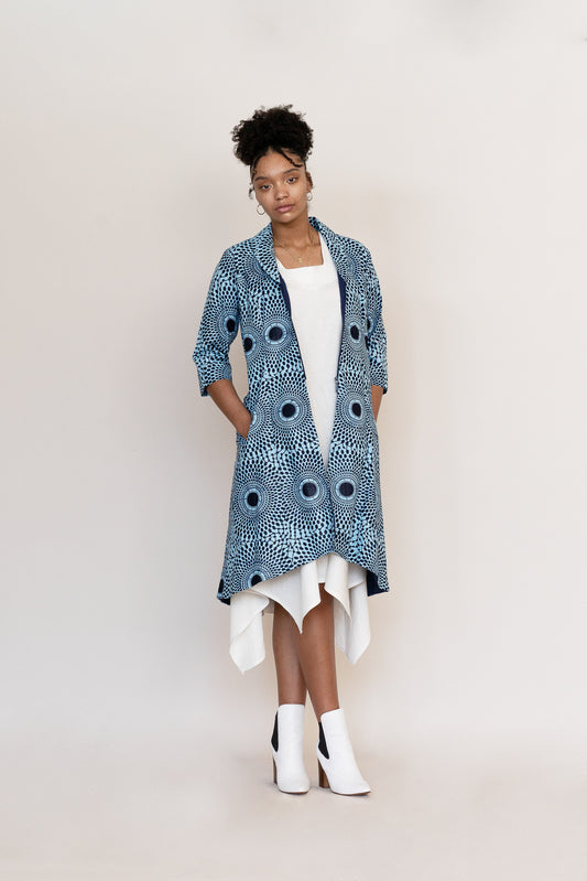Manye Coat- Nsubra Print